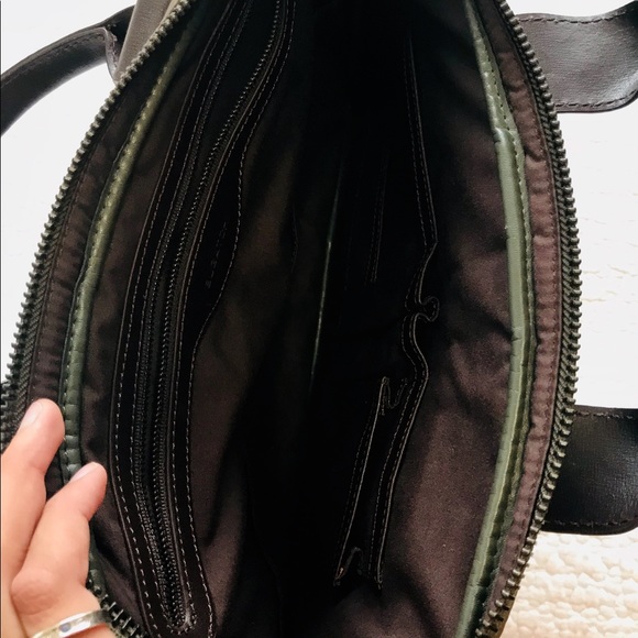 NWOT Bugatchi Nylon/Leather Laptop Bag - Picture 5 of 8